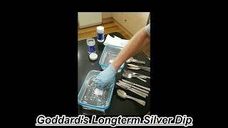 Polish your Silver Cutlery with Goddards Long Term Silver Dip [upl. by Sakhuja]