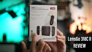 LensGo 318C II Dual Wireless Microphone REVIEW [upl. by Thurmond]