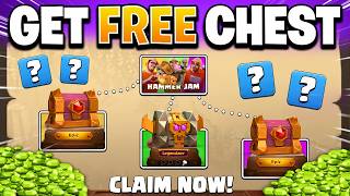 How to Claim Your HAMMER JAM Special FREE Chests in Clash of Clans [upl. by Alfredo937]