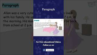 Paragraph Writing in English  How to Write a Paragraph  Writing Skills  English Grammar shorts [upl. by Robbins21]