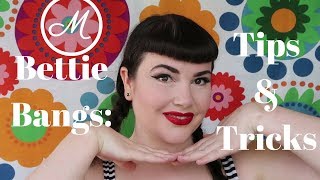 ❤ HOW TO TRIM amp STYLE BETTIE BANGS ❤ [upl. by Mulloy]