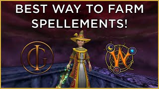 Wizard101 The BEST Places to Farm ARC 1 SPELLEMENTS [upl. by Durwin542]