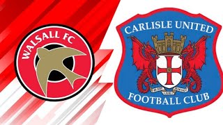 Walsall FC VS Carlisle United FC Matchday Vlog Up to 2nd in the league [upl. by Leela]