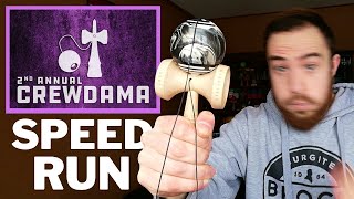 Intermediate Kendama Trick List 1st Try Speedrun Crewdama 2022 [upl. by Samale]