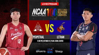 Perpetual vs Letran Men’s Basketball  NCAA Season 100  Replay [upl. by Keyek240]