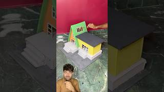 Diy Miniature House Craft using Cardboard part 2 craft miniature house shorts homecraft [upl. by Tome78]