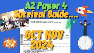 A2 Business P4 Survival Guide 2024 CAIE [upl. by Dix]