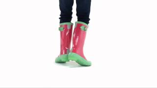 Hatley Pink Roses Youth Rain Jacket and Rain Boots [upl. by Ruscher]