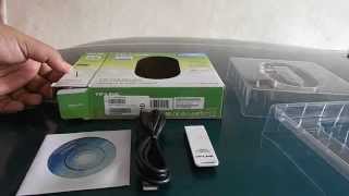 Unboxing TPLink TLWN727N HD720 USB wifi dongle [upl. by Wallace]