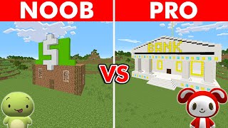 Minecraft NOOB vs PRO MOST SAFEST VAULT BUILD CHALLENGE [upl. by Raffarty]