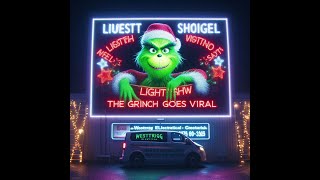 Grinch Goes Viral Christmas Light Show [upl. by Wilser]