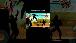 SHADOW VS BUTCHER 😎  shortsfeed shdowfight2 [upl. by Mure272]