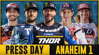 2024 Anaheim 1  Press Day ft Chase Sexton Eli Tomac and more [upl. by Peterec]