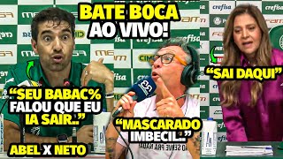 P0LÊMICA NET0 XNGA ABEL FERREIRA AO VIVO E DEBATE PEGA FOGO APÓS ENTREVISTA COLETIVA E LEILA VAI [upl. by Parlin]