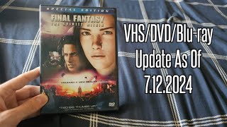 VHSDVDBluray Update As Of 7122024 [upl. by Kirsti]