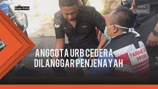 Anggota URB cedera dilanggar penjenayah kes curi kenderaan [upl. by Eugine]