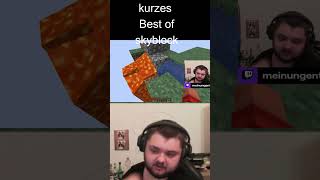 mein erstes Mal Skyblock Folge 1 zusammenfassung minecraft [upl. by Fagan]