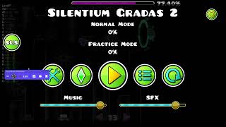 Geometry Dash Silentium Gradas Extreme demon 67100 [upl. by Aesoh]