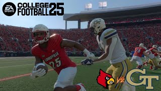 Louisville Football CFB25 Preview Game 3 vs Georgia Tech [upl. by Areikahs]