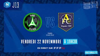 J13 I Paris 13 Atletico vs Aubagne FC en replay 10I National FFF 20242025 [upl. by Monarski]