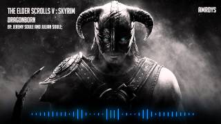 The Elder Scrolls V Skyrim Main theme Dragonborn  HQ Epic Soundtracks [upl. by Kirsten]