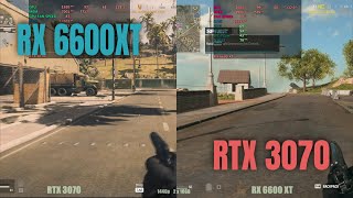 6600 XT vs RTX 3070  1440p gaming [upl. by Airalednac]