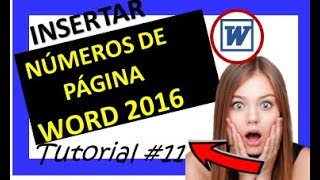 🔴 INSERTAR NUMEROS DE PAGINA desde la primer página en WORD✔✔ curso de word 2016 completo [upl. by Crawley]