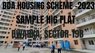 DDA HOUSING SCHEME 2023 HIG 3BHK SAMLE FLAT SECTOR 19B DWARKA [upl. by Lennej974]