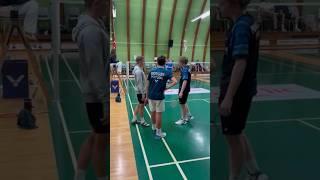 Badminton Interval Coaching at Danish Junior Cup 2024 badminton danishjuniorcup shorts [upl. by Nykal]