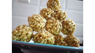 MAMRE KE LADDU  UTRAYAN SPECIAL  JIGNASHAS COOKING PASSION [upl. by Llenyt]