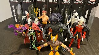 Marvel Legends Strange Tales Blackheart BAF Wave [upl. by Nhguavahs239]