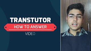 TRANSTUTOR  HOW TO ANSWER QUESTION  PAYMENT PROOF [upl. by Esinaj761]