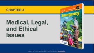 Chapter 3 Medical Legal and Ethical Issues [upl. by Airtened]