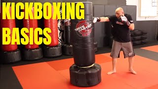 KICKBOXING FUNDAMENTALS Basic Kickboxing Techniques [upl. by Atthia]