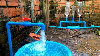 The Best Water Feature ideas Transform to high pressure using PVC pips easy for home [upl. by Ellesor]