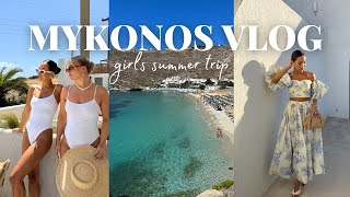 MYKONOS TRAVEL VLOG  what I wore holiday outfits where to eat amp stay in Mykonos [upl. by Hach213]