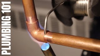 How To Solder Copper Pipe Complete Guide Plumbing 101 [upl. by Obidiah]