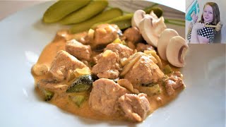 Stroganov z bravčového mäsa super minútka pre milovníkov chutného mäska recept [upl. by Clarence904]