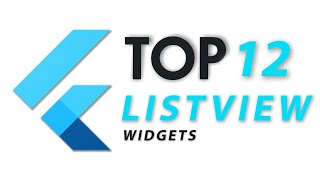 TOP 12 ListView Widgets  Flutter Tutorial [upl. by Eecyaj]