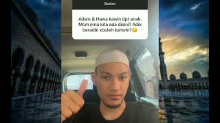 Anak Nabi Adam Kawin Adik Beradik  Ustaz Adnin [upl. by Shalom66]