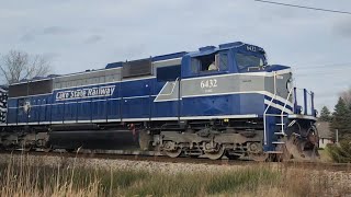 LSRC 6432 amp LSRC 6434 Southbound E Townline Rd Birch Run [upl. by Ellehcil349]