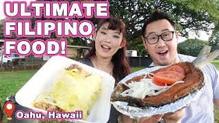 ULTIMATE FILIPINO FOOD  Oahu Hawaii [upl. by Gilliette]