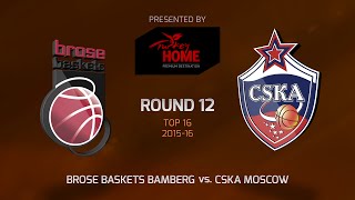 Highlights Brose Baskets BambergCSKA Moscow [upl. by Esirahc699]