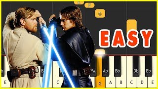 STAR WARS THEME  Piano Tutorial Easy [upl. by Chaney]