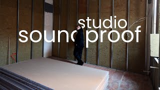 Studio Soundproofing  The Progress is Crazy [upl. by Tien]