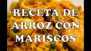 Arroz con Mariscos  Saborespe [upl. by Kryska397]