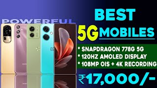 108MP OIS  Top 5 Best 5G Smartphone Under 17000 in 2023 Powerful Gaming Best 5g Phone Under 17000 [upl. by Doone]