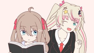 NeuroSama learning the alphabet with Lia  Animation [upl. by Eahsat]