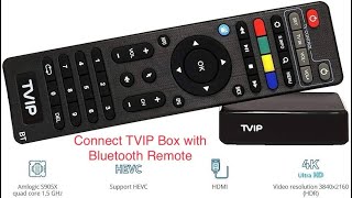 How to Connect Bluetooth Remote on TVIP Box  TVIP Box Connecting to Bluetooth Remote  TVIP Box [upl. by Eeima]