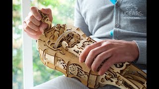 Playing Ugears HurdyGurdy professional HurdyGurdy Master [upl. by Ingaborg]